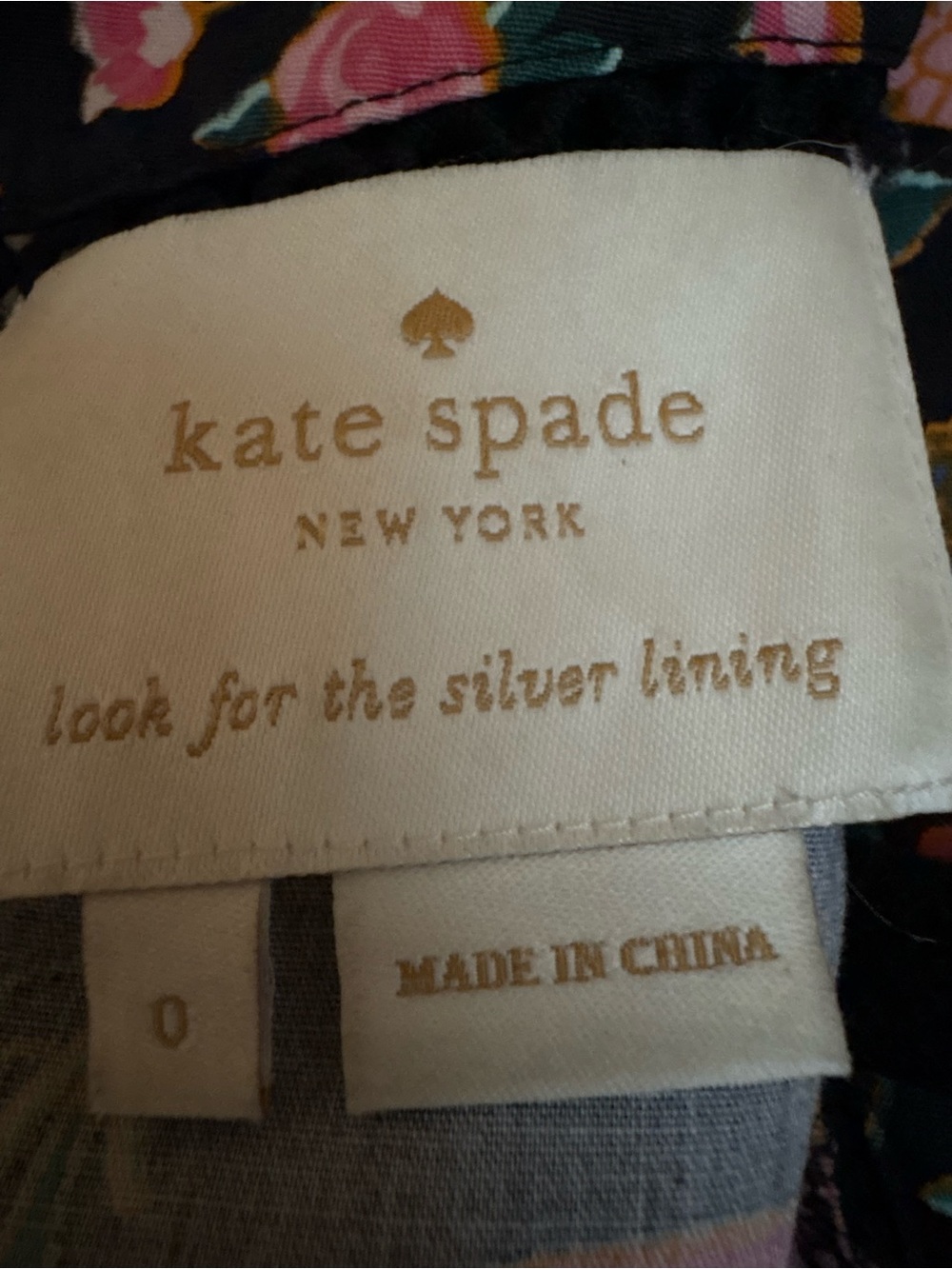 Kate Spade Whimsical Floral Fit & Flare Dress Size 0 Cottagecore Wedding Guest - Picture 10 of 10